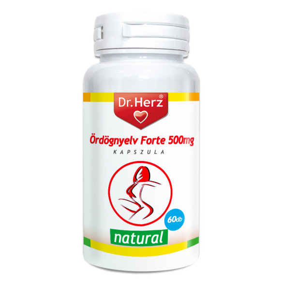 Dr. Herz Glücomannán Ördögnyelv Forte 500 mg kapszula (60 db)