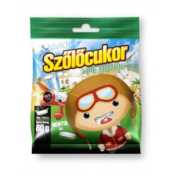 Szőlőcukor tabletta több ízben (80 g)