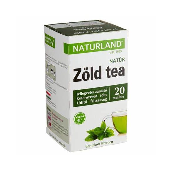 Naturland Zöld Tea, filteres (20 db)