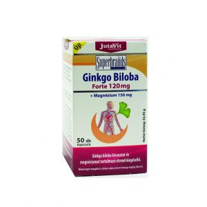 JutaVit Ginkgo Biloba 120 mg + Magnézium 150 mg (50 db) JutaVit Ginkgo Biloba 120 mg + Magnézium 150 mg (50 db)