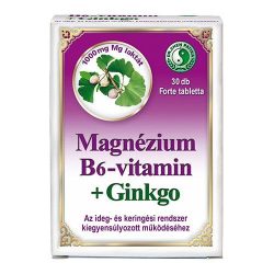 Dr. Chen Magnézium B6-vitamin + Ginkgo tabletta (30 db)