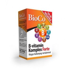 BioCo B-vitamin Komplex Forte (100 tabletta) BioCo B-vitamin Komplex Forte (100 tabletta)