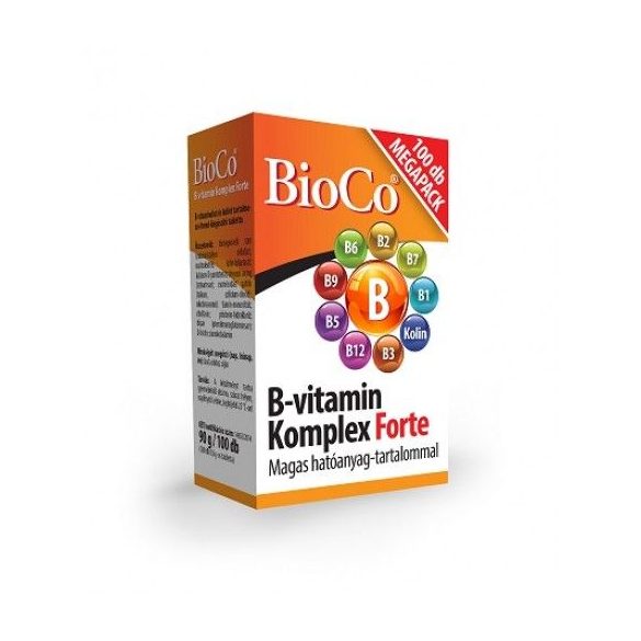 BioCo B-vitamin Komplex Forte (100 tabletta)
