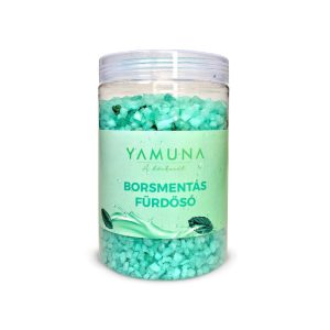 Yamuna Tégelyes fürdősó borsmenta olajjal (1000 g)