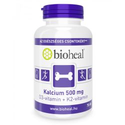 Bioheal Kalcium 500 mg + D3-vitamin + K2-vitamin (70 db)