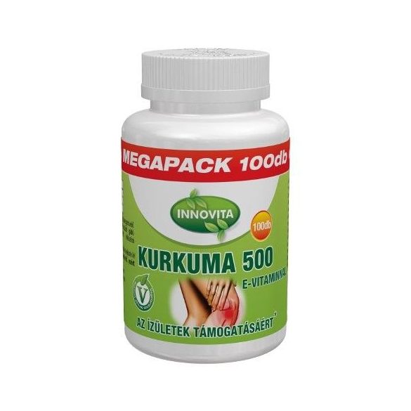 Bioco Innovita Kurkuma 500 mg E-vitaminnal Megapack tabletta (100 db)