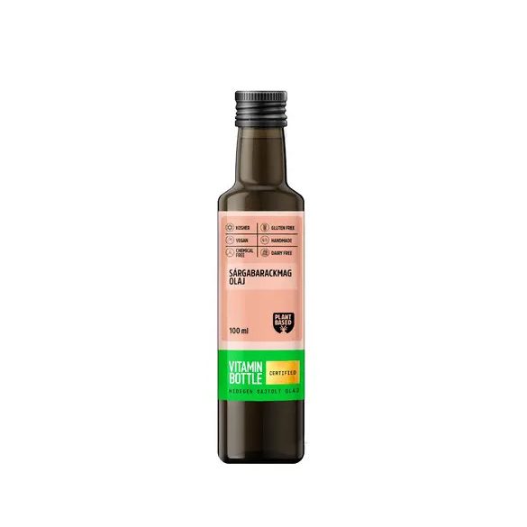 Vitamin Bottle Sárgabarackmag olaj étkezési hidegen sajtolt olaj (100 ml)
