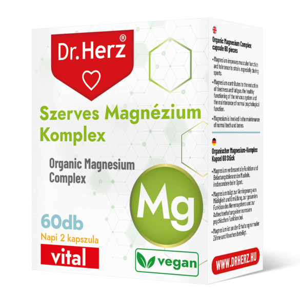 Dr. Herz Szerves Magnézium Komplex kapszula (60 db)