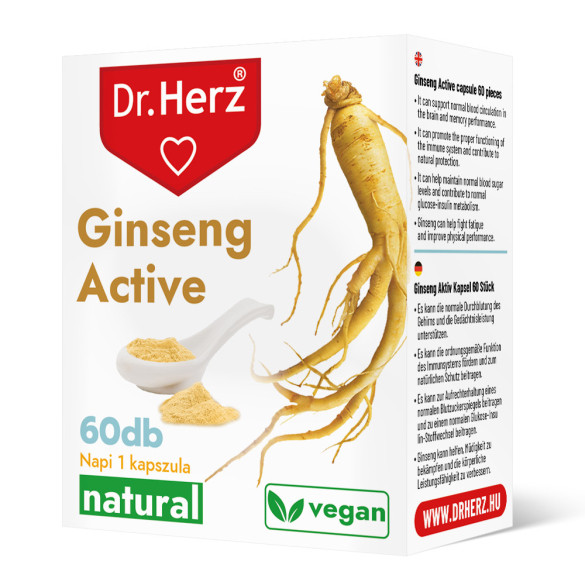 Dr. Herz Ginseng Active kapszula (60 db)
