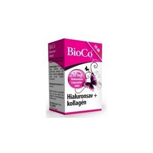 BioCo Hialuronsav + Kollagén kapszula (30 db)