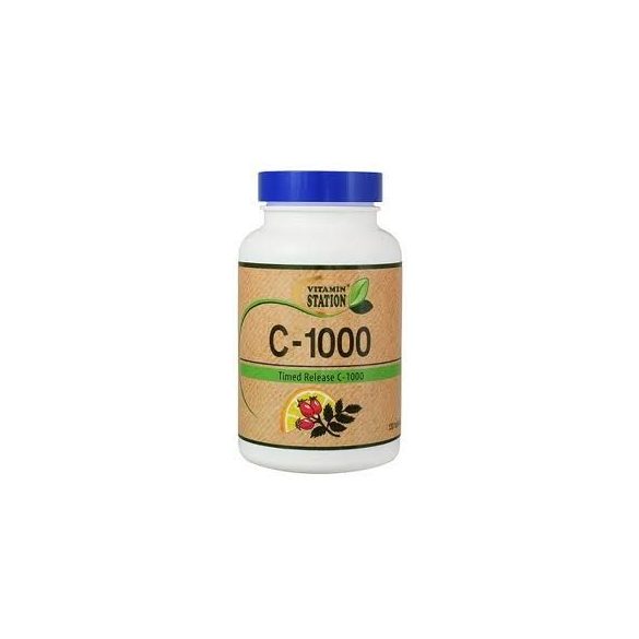 Vitamin Station C-1000 csipkebogyóval (120 db)