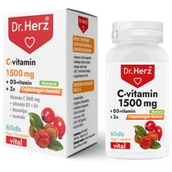   Dr. Herz C-vitamin 1500 mg+D3+Zn csipkebogyóval és acerola kivonattal tabletta (60 db)