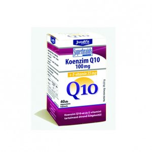 JutaVit Koenzim Q10 100mg +E-vitamin 35mg (40 db) JutaVit Koenzim Q10 100mg +E-vitamin 35mg (40 db)