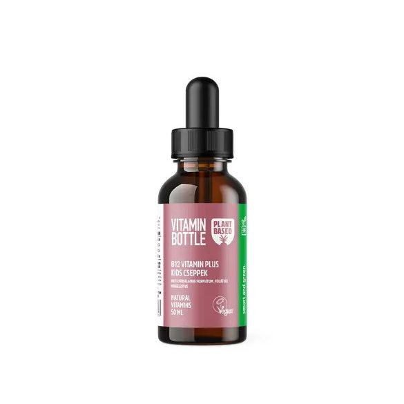 Vitamin Bottle B12 Vitamin Plus Kids Gyermek csepp (50 ml)