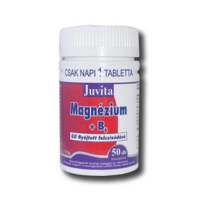 JutaVit Magnézium + B6 + D3 tabletta (50 db) JutaVit Magnézium + B6 + D3 tabletta (50 db)