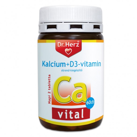 Dr. Herz Kalcium+D3 vitamin tabletta (60 db) 