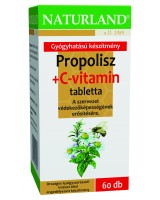 Naturland Propolisz tabletta + C-vitamin (60 db)