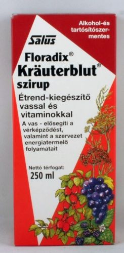 Salus Krauterblut szirup vashiányra (250 ml)