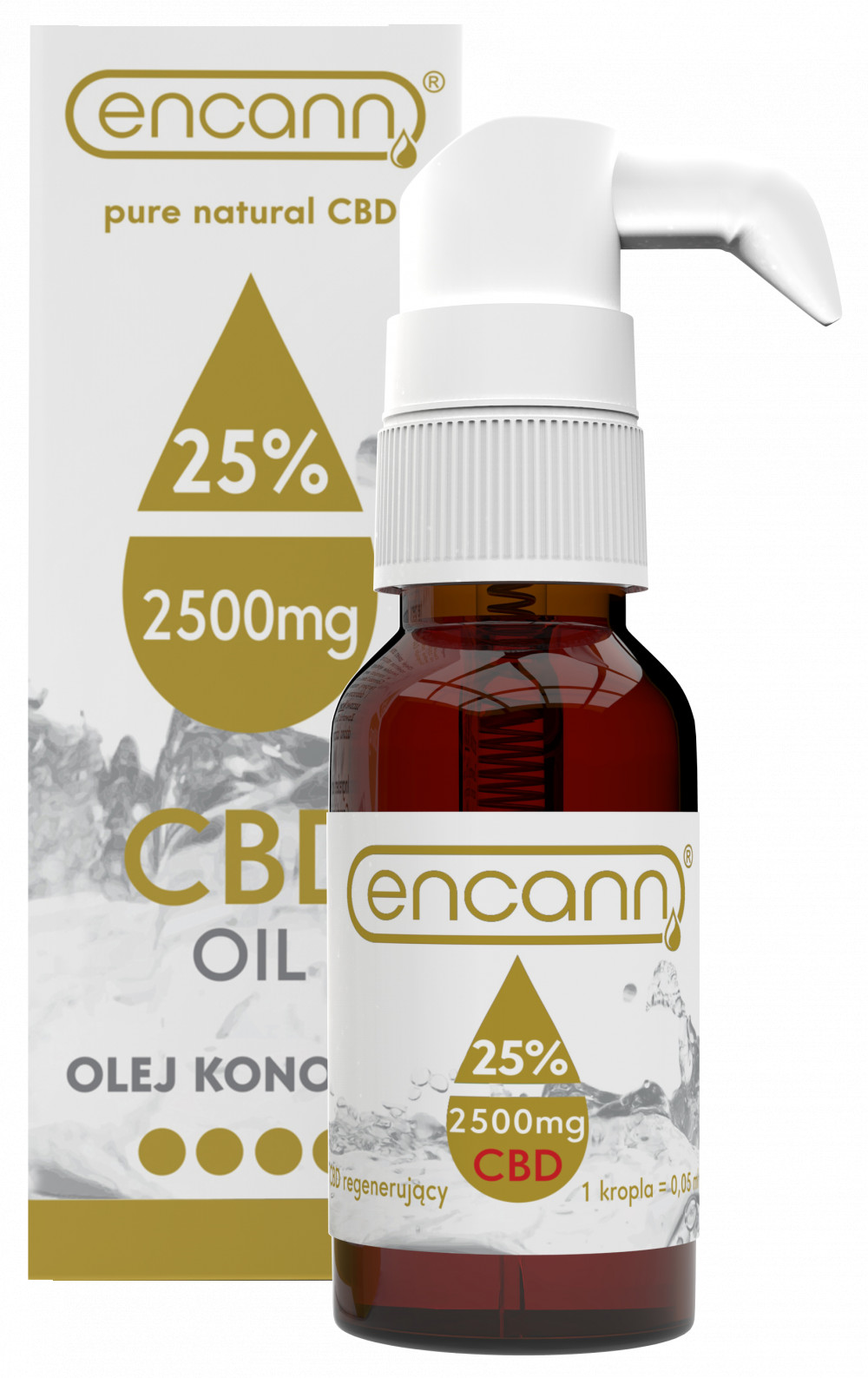 Encann® Gold 25% CBD tartalmú olaj (10 ml)