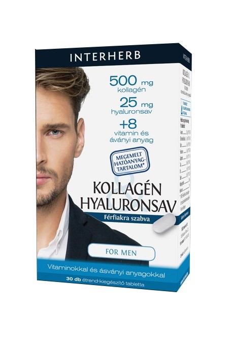 Interherb VITAL Kollagén & Hyaluronsv for men (30 db)