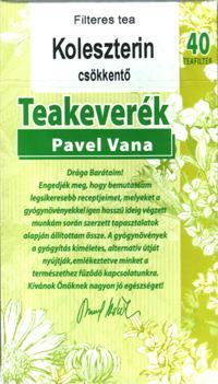 Pavel Vana tea Koleszterin csökkentő (40 db)
