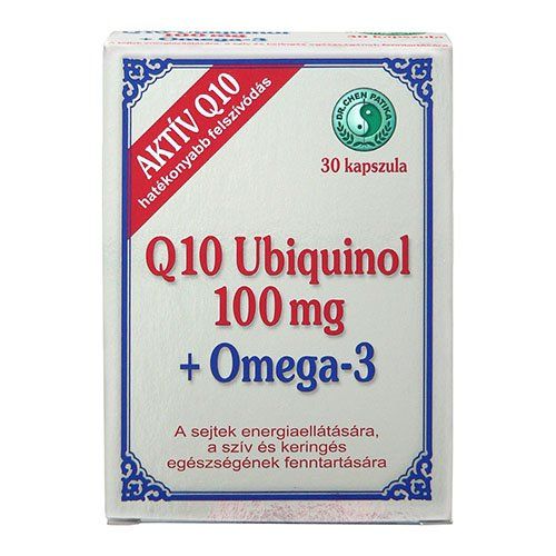 Dr. Chen Q10 Ubiquinol 100 mg + Omega-3 kapszula (30 db)